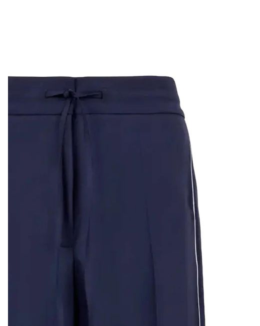 P.A.R.O.S.H. Blue Piped-Trim Trousers