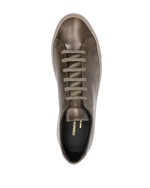 Common Projects Brown Achilles Leather Sneakers for men