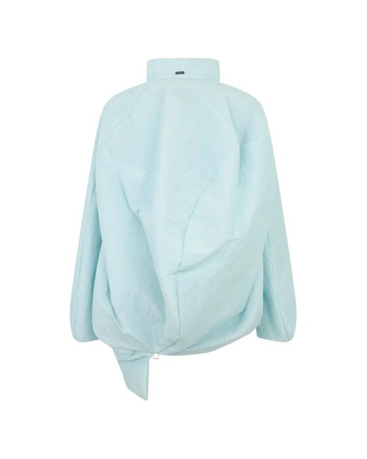 Herno Blue Asymmetric Lightweight Jacket