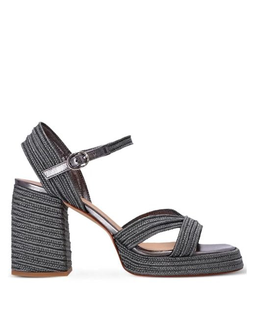 Castaner Valle Sandalen Im Metallic-Look 90Mm