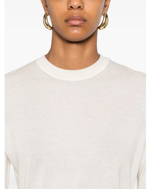 Joseph クルーネック トップ White