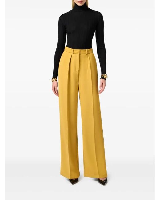 Elisabetta Franchi Yellow Trousers