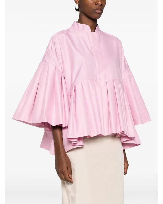 Parlor Pink Flounce-Hem Jacket