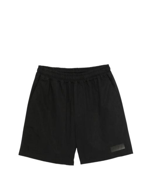 Short Taille Élastiqu À Patch Logo Low Brand pour homme en coloris Black
