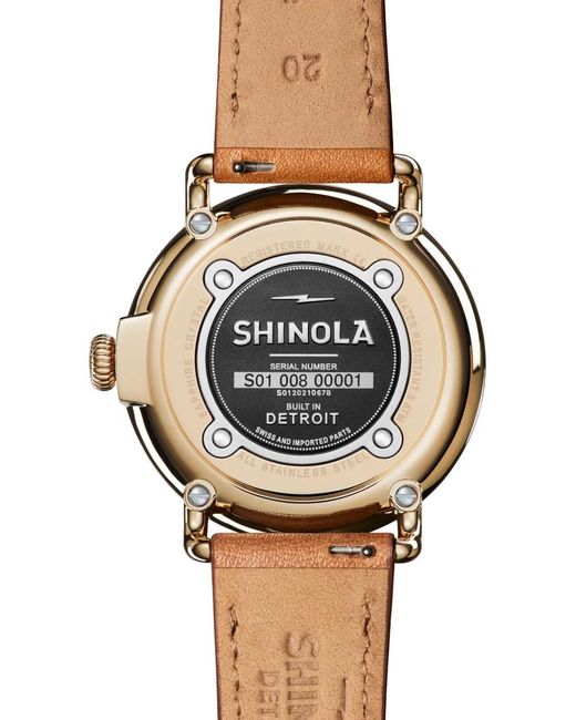 Shinola White Runwell 41Mm Watch