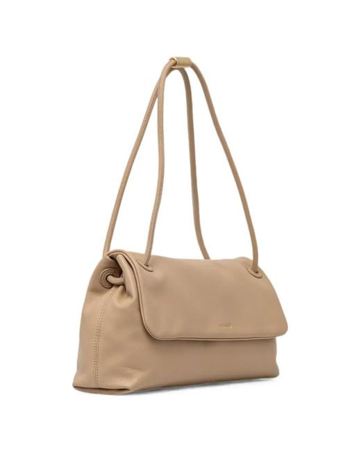 Trussardi Natural Medium Orbita Shoulder Bag
