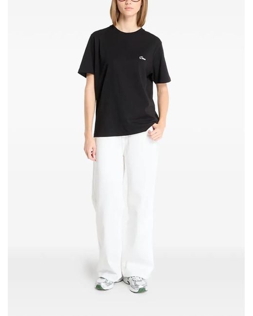 Dime Black Cursive Logo T-Shirt