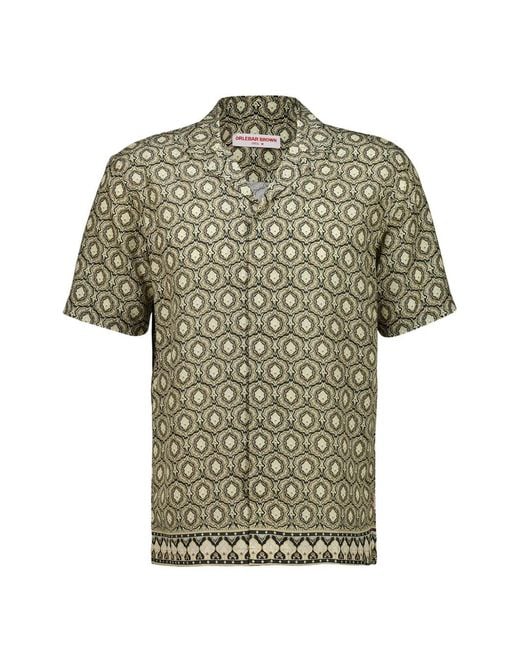 Orlebar Brown Green Maitan Shirt for men