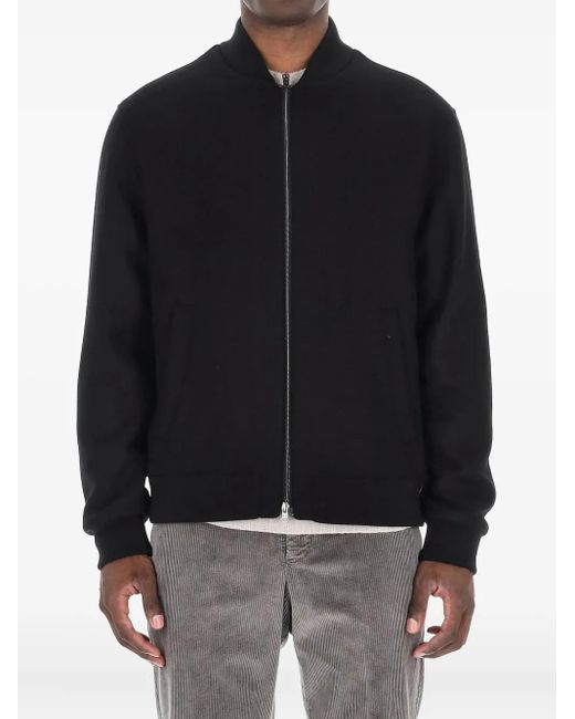 Veste Bomber En Laine Mélangée Herno pour homme en coloris Black