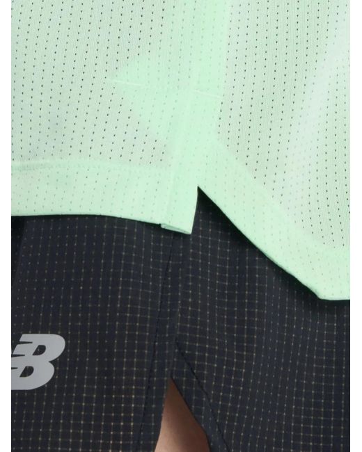 New Balance Green Graphic-Detail T-Shirt for men