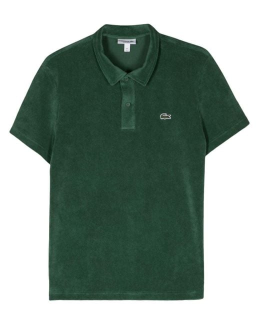 メンズ Lacoste Logo-patch Polo Shirt Green