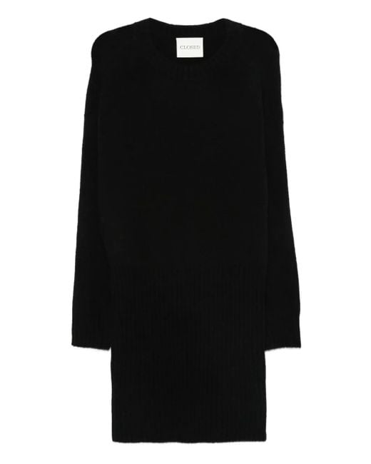 Closed Black Minidress