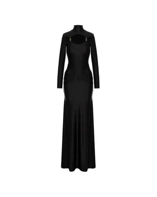 Murmur Black Cut-Out Maxi Dress