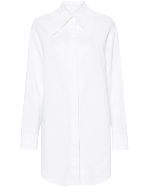 Jil Sander Linnen Chambray Overhemd in het White