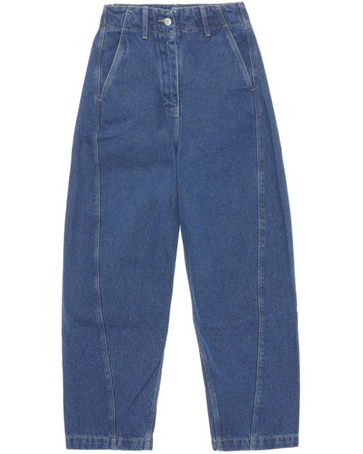 Studio Nicholson Blue Wide-Leg Jeans