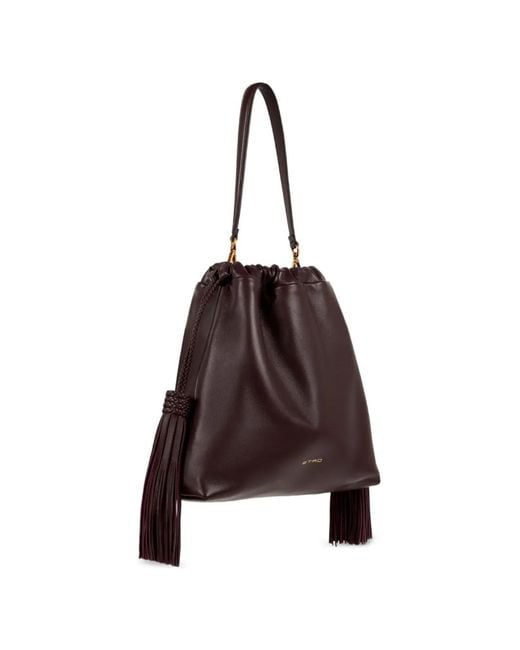 Etro Brown Medium Kalispera Shoulder Bag