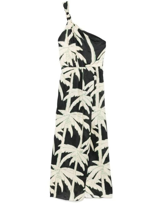 Johanna Ortiz White Dark Palms Dress