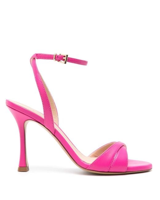Roberto Festa Pink Donna 100mm Leather Sandals