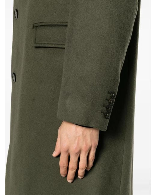 Officine Generale Einreihiger Sirius Mantel in Green für Herren