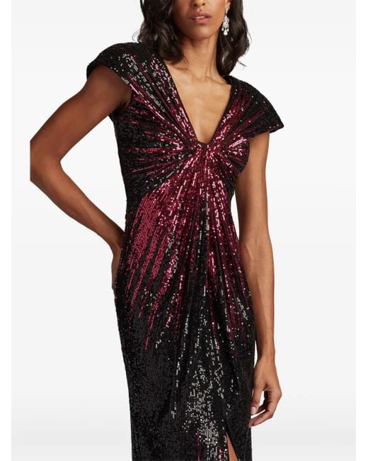 Tadashi Shoji Red Carys Gown Dress