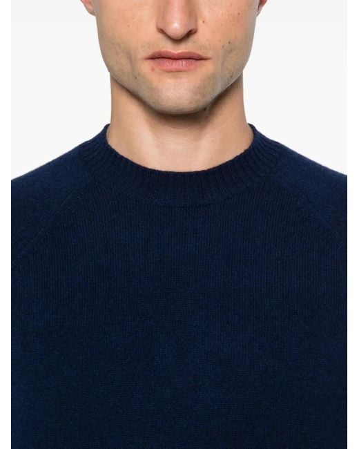 Tom Ford Blue Wool-Cashmere Sweater for men