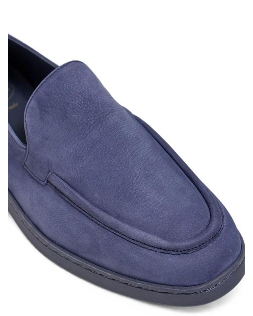 Church's Blue Stanley Nubuck Loafers for men