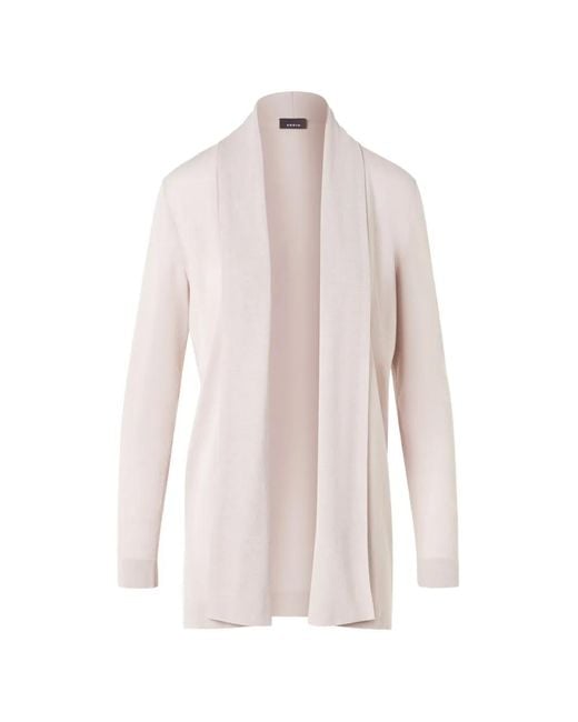 Akris Pink Shawl-Collar Silk-Blend Cardigan