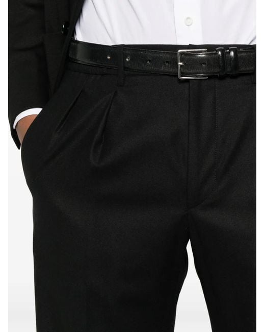 Pantalones Elásticos Tagliatore de hombre de color Black
