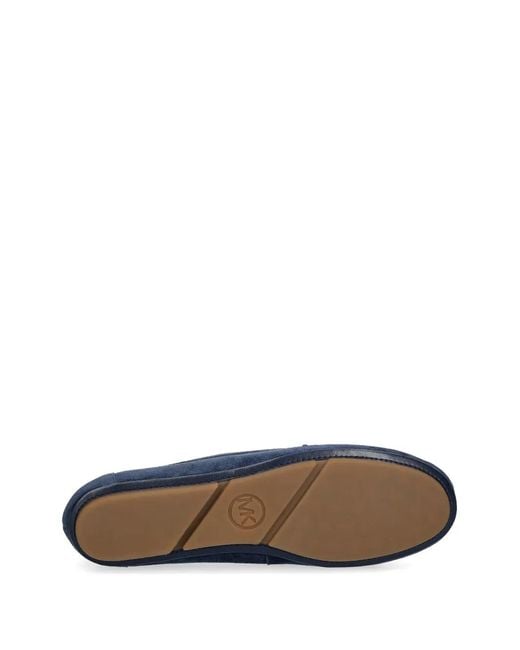 MICHAEL Michael Kors Blue Mocassins Juliette À Nœud