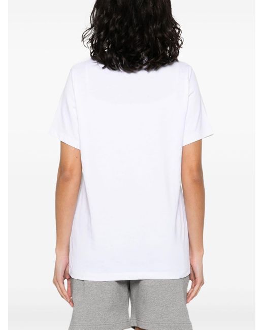 Fiorucci White Logo-appliqué Cotton T-shirt