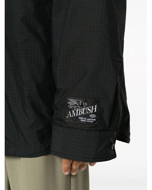 Ambush Black Padded Cotton Jacket for men