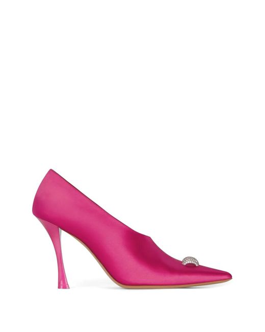 Givenchy Pink Escarpins À Ornements Strassés