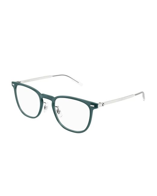 Montblanc Brown Square-Frame Glasses for men