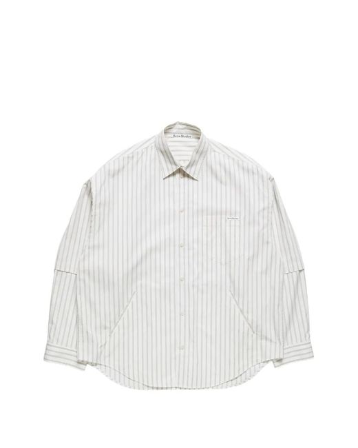 Acne White Fn-Mn-Shir000952 for men