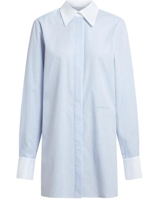 16Arlington Blue Marley Poplin Shirt