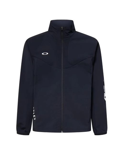 Oakley Blue Enhance Tech Jersey Jacket for men