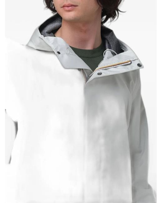 K-Way Gray Tommy Bonded Parka Jacket for men