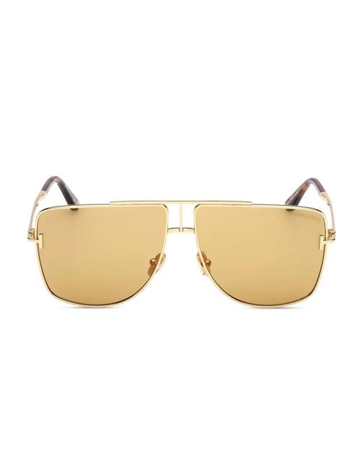 Tom Ford Natural Pilot Frame Ft1307 Sunglasses