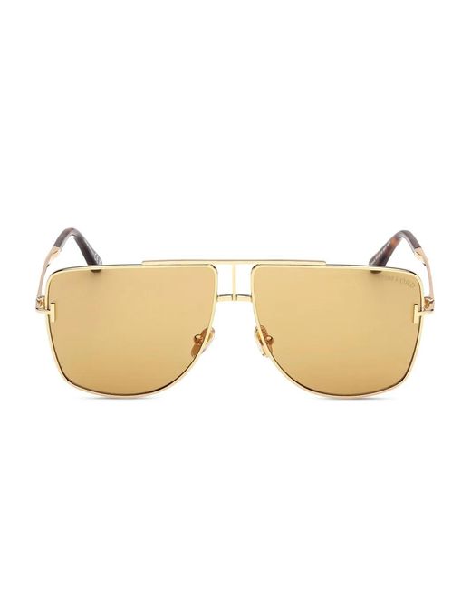Tom Ford Natural Pilot Frame Ft1307 Sunglasses