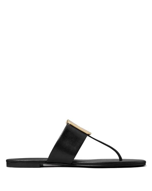 Tory Burch Black Georgia Sandals (Perfect) Sandals