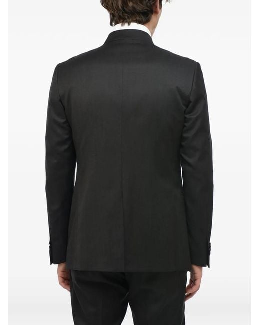 Corneliani Black Academy Three-Piece Single-Breasted Suit for men