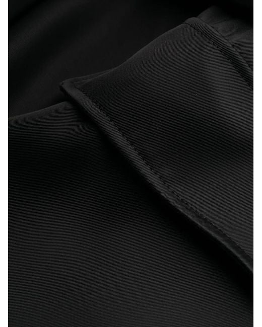 Versace Black Wide-leg Cargo Trousers
