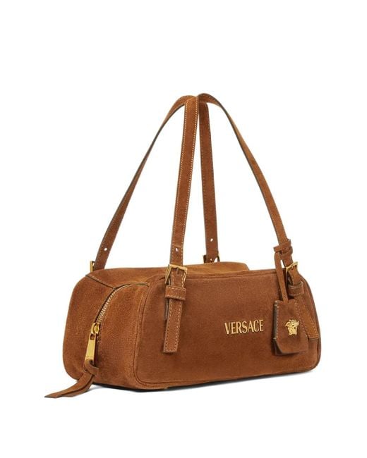 Bolso de hombro Tag Versace de color Brown
