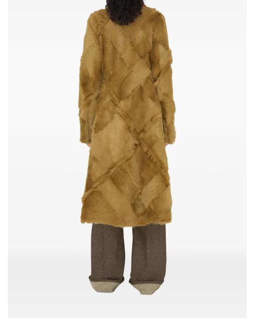Burberry Leren Jas in het Natural