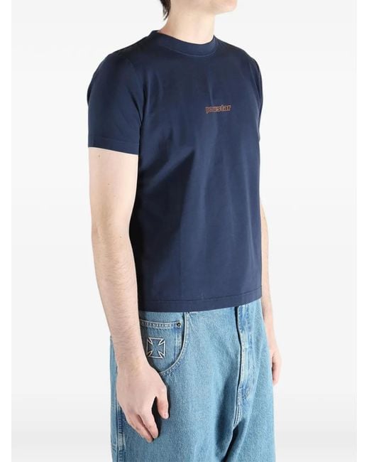 Vetements Blue Short-Sleeve T-Shirt for men