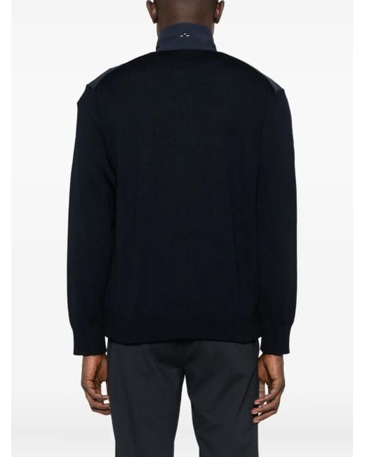 Paul & Shark Blue Zip-Front Jacket for men