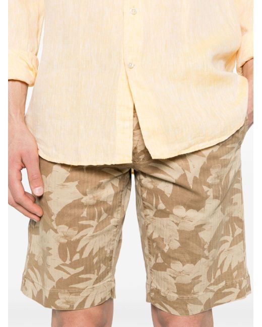 Incotex Chino Shorts in het Natural voor heren