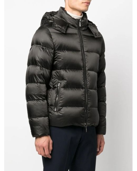 Moorer Black Brett-Sh Down Puffer Jacket for men