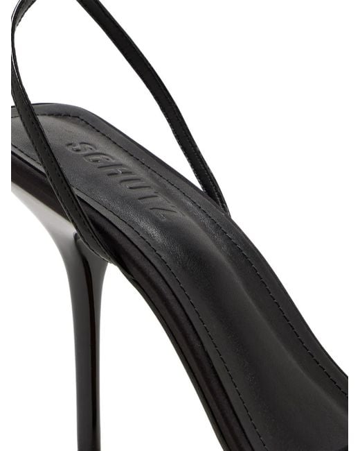 SCHUTZ SHOES Black Elodie Ankle-Strap Heeled Sandals