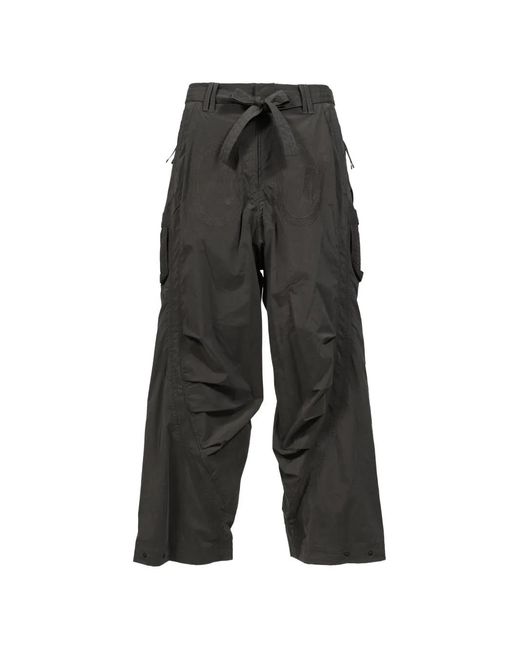 JIAN YE Gray Basic Unit 02 Track Pants for men